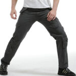 Cargohose Herren Straight Fit mit runden Taschen