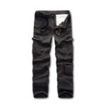 Cargohose Herren Straight Fit mit runden Taschen