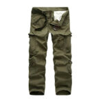 Cargohose Herren Straight Fit mit runden Taschen