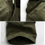 Cargohose Herren Straight Fit mit runden Taschen