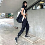 Streetwear Cargohose Damen Sobiru