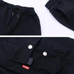 Schwarze Jogger Cargohose Mädchen