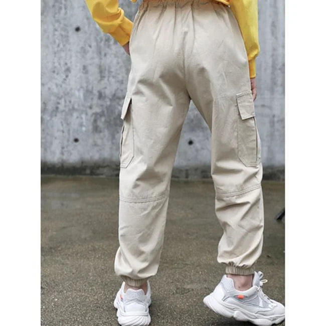 High Waist Cargohose Mädchen