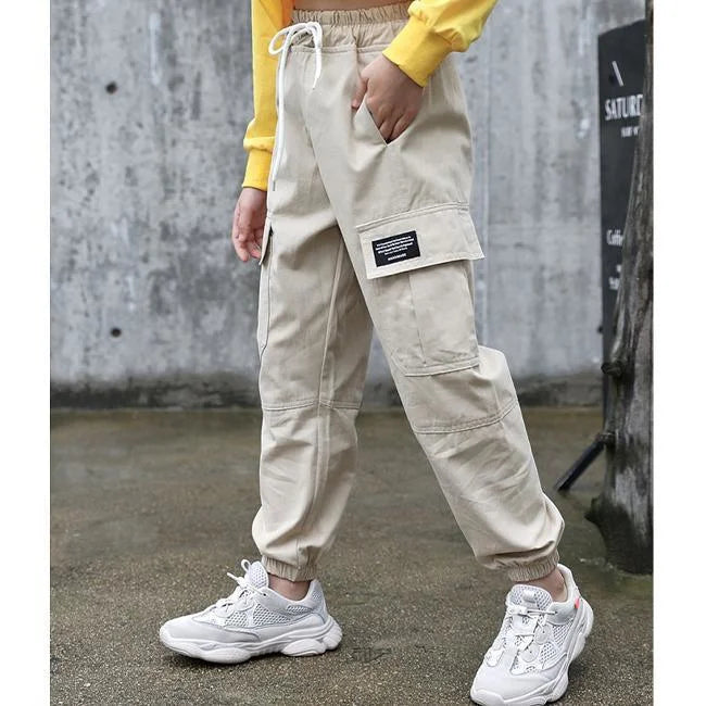 High Waist Cargohose Mädchen