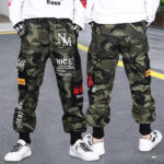 Streetwear Camouflage Cargohose Jungen