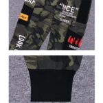 Streetwear Camouflage Cargohose Jungen
