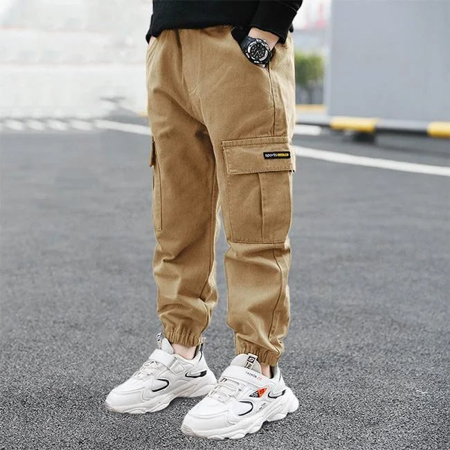 Cargohose Jungen Beige