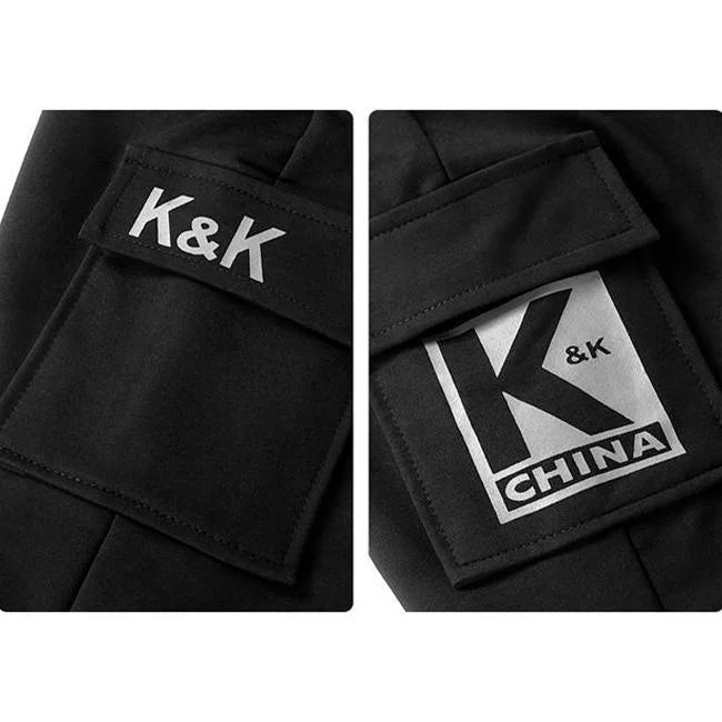 Schwarze Jogger Cargohose Jungen K&K