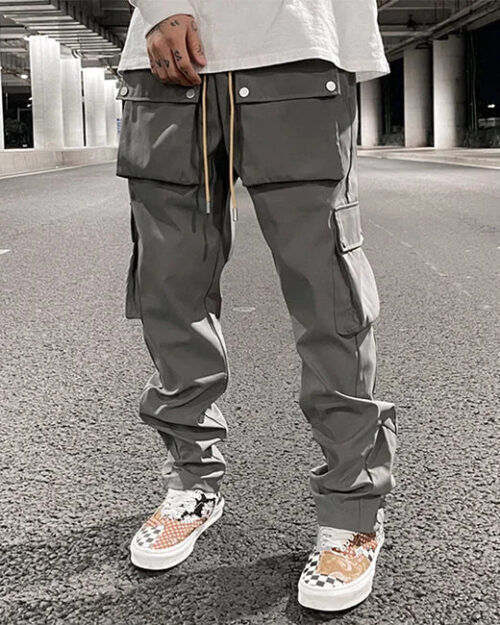 Anthrazit Cargohose Herren in Grau