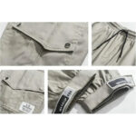 Hellgraue Cargohose Herren