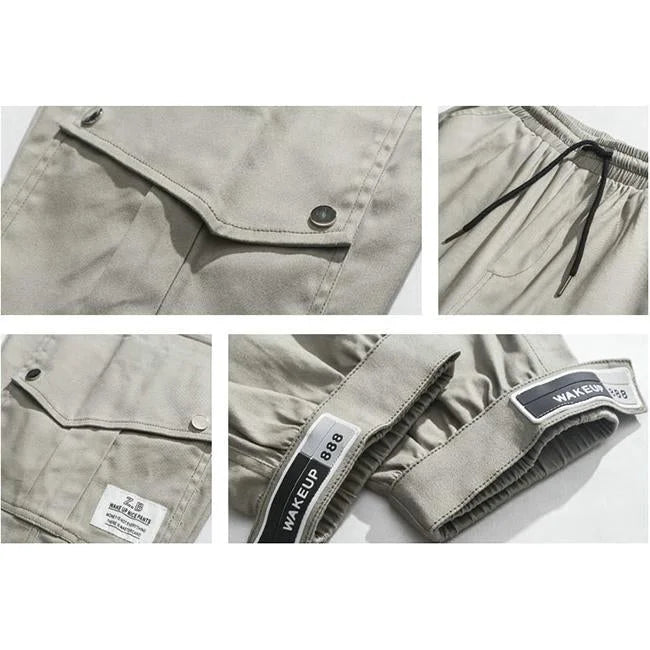 Hellgraue Cargohose Herren