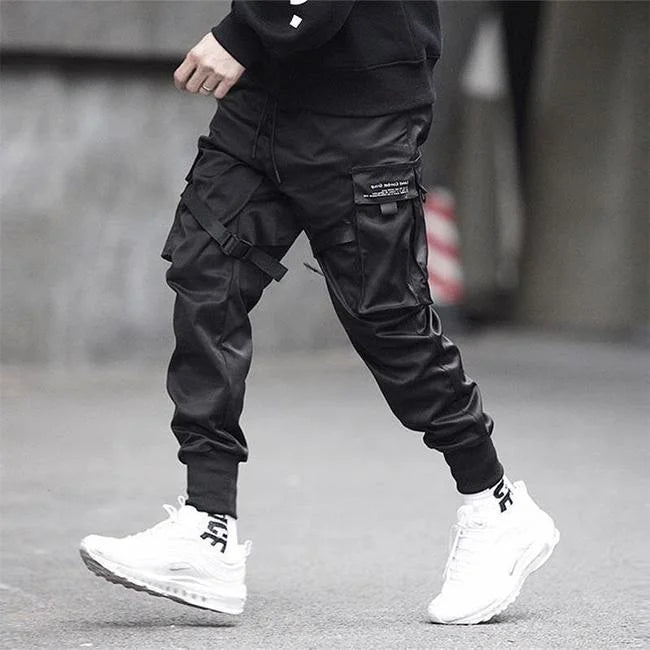 Schwarze Cargohose Herren Shadow Slim Fit