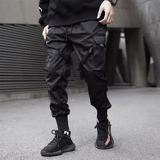 Schwarze Cargohose Herren Shadow Slim Fit