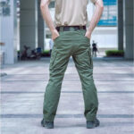 Wasserdichte Cargohose Herren Grün