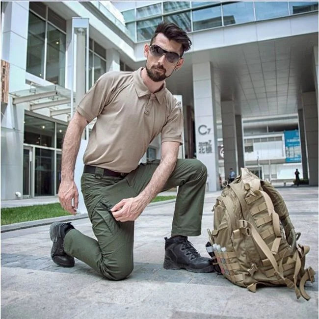 Wasserdichte Cargohose Herren Grün