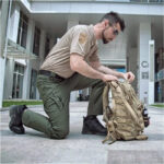 Wasserdichte Cargohose Herren Grün