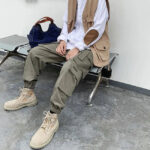 Khaki Cargohose Herren