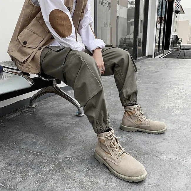 Khaki Cargohose Herren