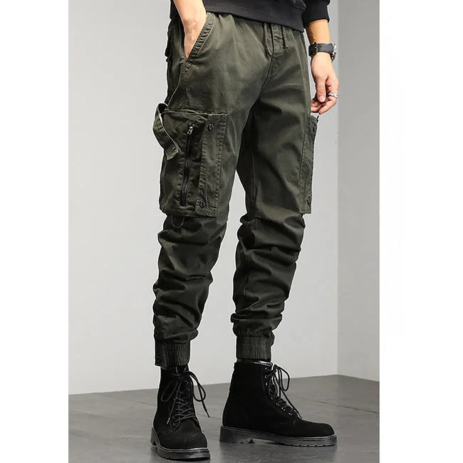 Khaki Cargohose Herren Tikalia Slim Fit