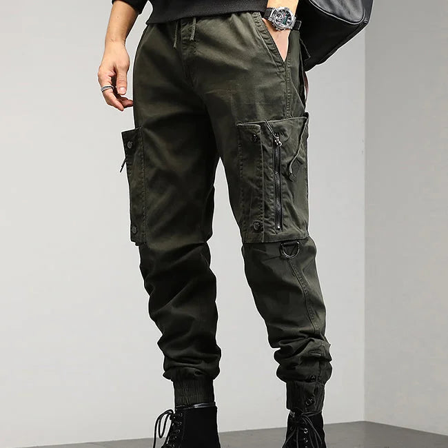 Khaki Cargohose Herren Tikalia Slim Fit