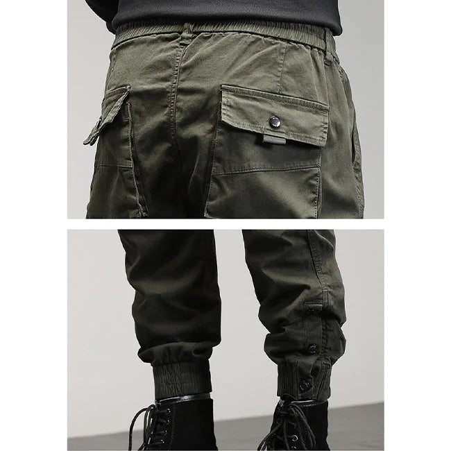 Khaki Cargohose Herren Tikalia Slim Fit