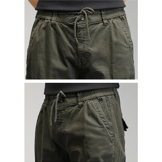 Khaki Cargohose Herren Tikalia Slim Fit