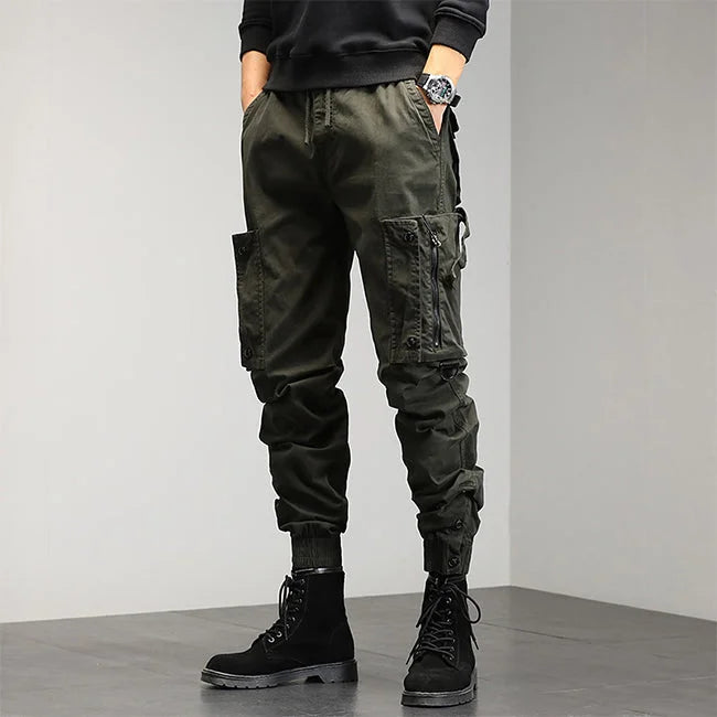 Khaki Cargohose Herren Tikalia Slim Fit