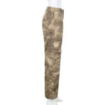 Sand Camouflage Cargohose Damen Wide Leg
