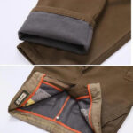 Braune Cargohose Herren Straight Fit