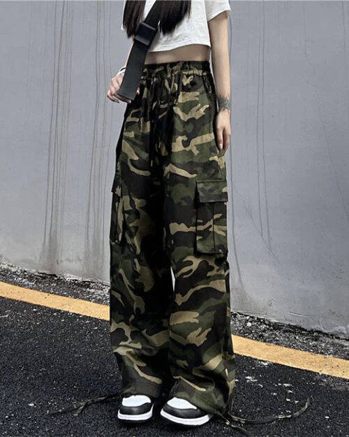 Military Cargohose Damen Camouflage