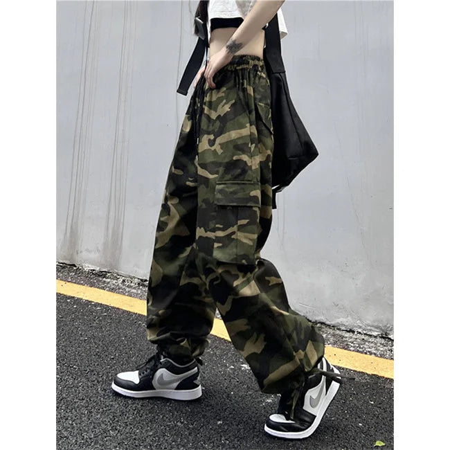 Military Cargohose Damen Camouflage
