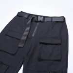 Schwarze Tactical Cargohose Damen