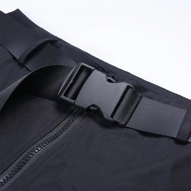 Schwarze Tactical Cargohose Damen