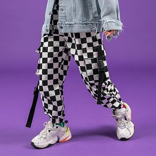 pantalon-cargo-noir-fille-10-ans-138.jpg Karierte Cargohose Mädchen Weiß