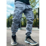 Reflektierende Cargohose Herren in Blau