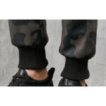 Military Cargohose Herren in Lederoptik, Camouflage