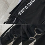 Skinny Cargohose Herren Lab in Schwarz