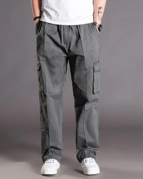 Weite Stretch Cargohose Herren