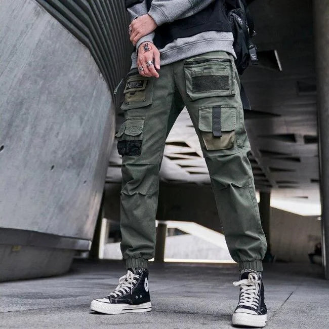 pantalon-cargo-vert-kaki-365.jpg Khaki Urban Cargohose Herren