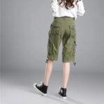 Cargo Shorts Damen Beige
