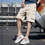 Cargo Shorts Herren Beige
