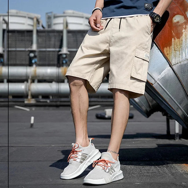 Cargo Shorts Herren Beige