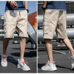 Cargo Shorts Herren Beige