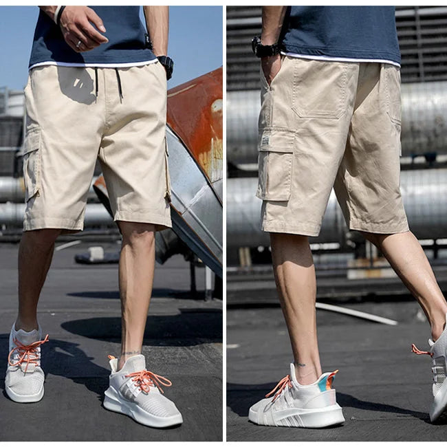 Cargo Shorts Herren Beige