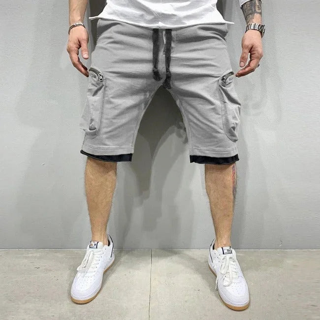 Cargo Shorts Herren in Grau
