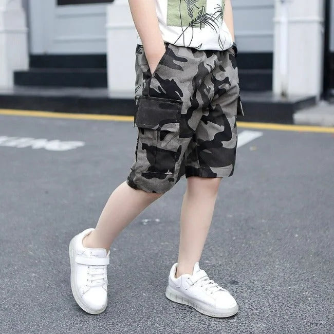 Camouflage Cargo Shorts