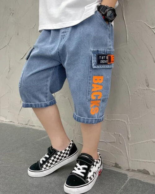 Cargo Jeans Shorts Kinder
