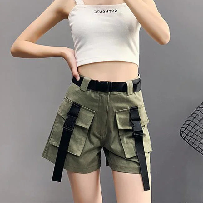 short-cargo-femme-kaki-864.jpg Kurze Cargohose Damen Khaki