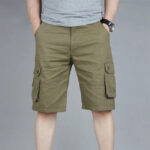 Cargo Shorts Herren Casual in Khaki