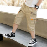 Cargo Shorts für Jungen in Beige